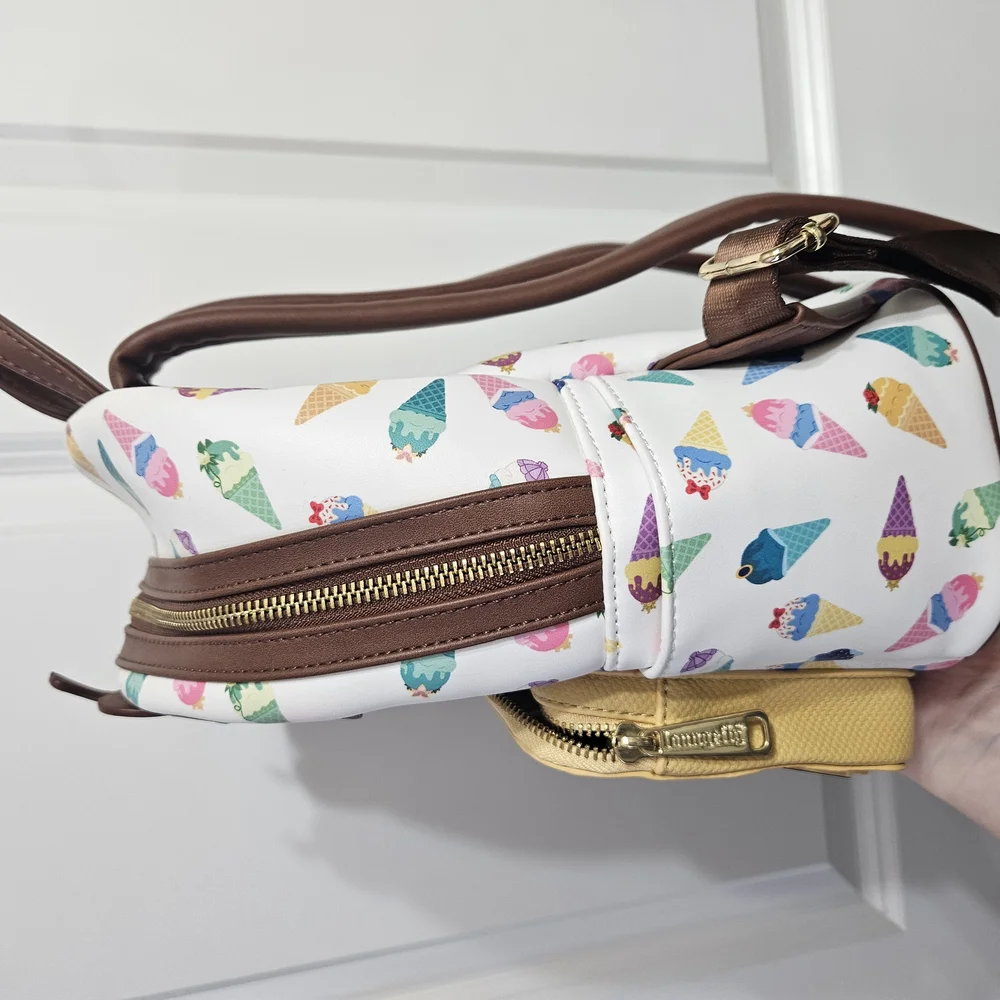 Loungefly Brown and Yellow Whimsical Dessert Backpack - Picture 3 of 6